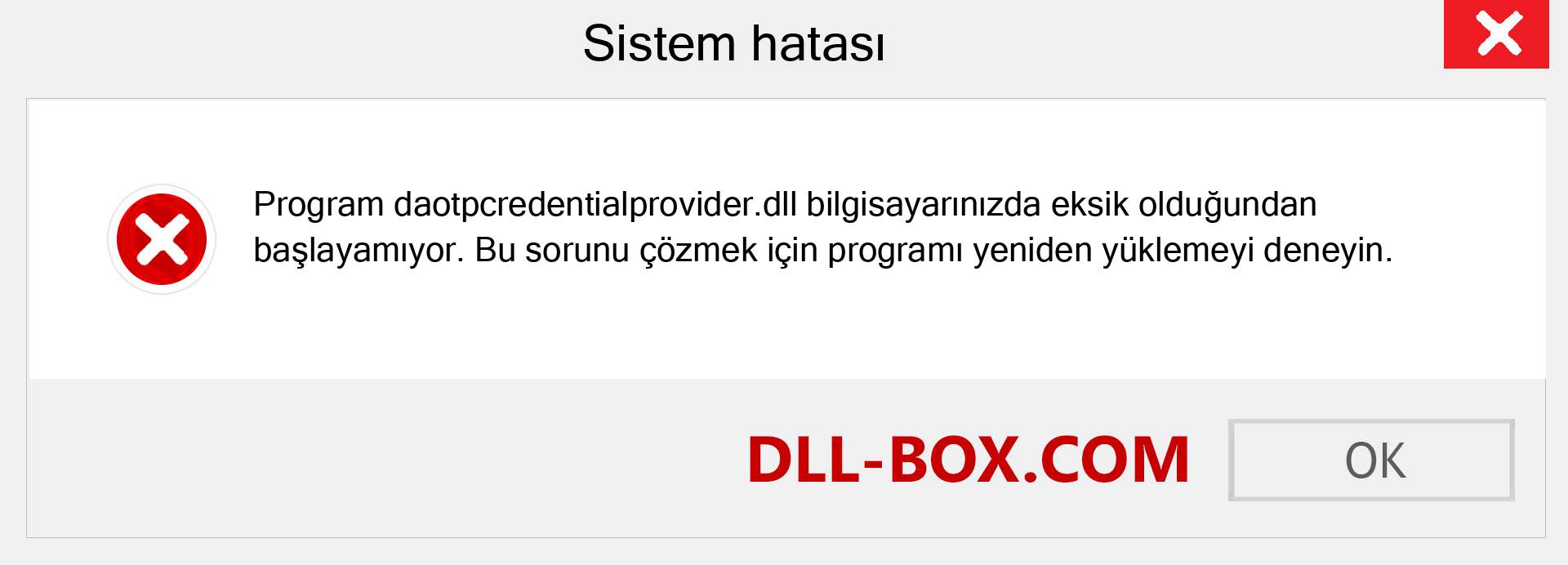 daotpcredentialprovider.dll dosyası eksik mi? Windows 7, 8, 10 için İndirin - Windows'ta daotpcredentialprovider dll Eksik Hatasını Düzeltin, fotoğraflar, resimler